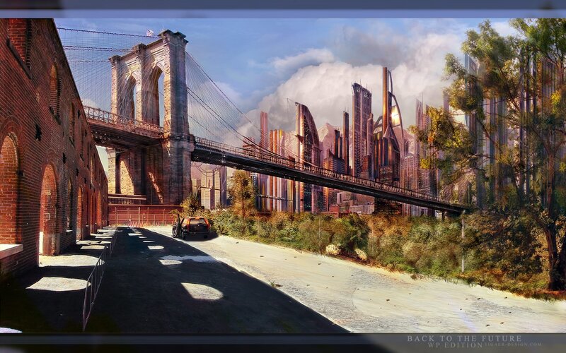 Brooklyn Bridge Cityscape