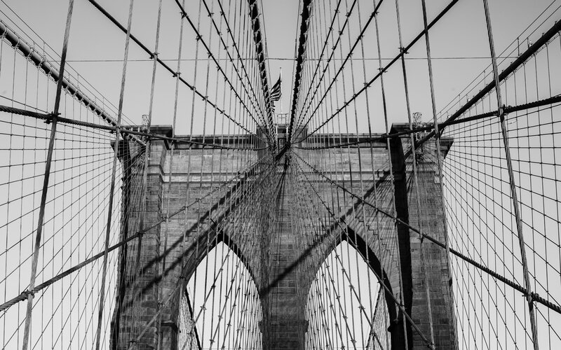 Brooklyn Bridge from below