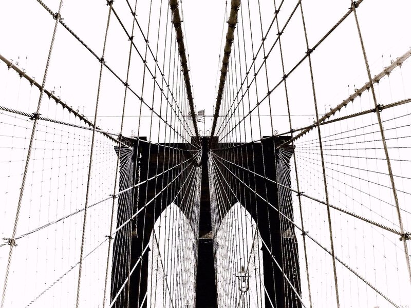 Brooklyn Bridge from below