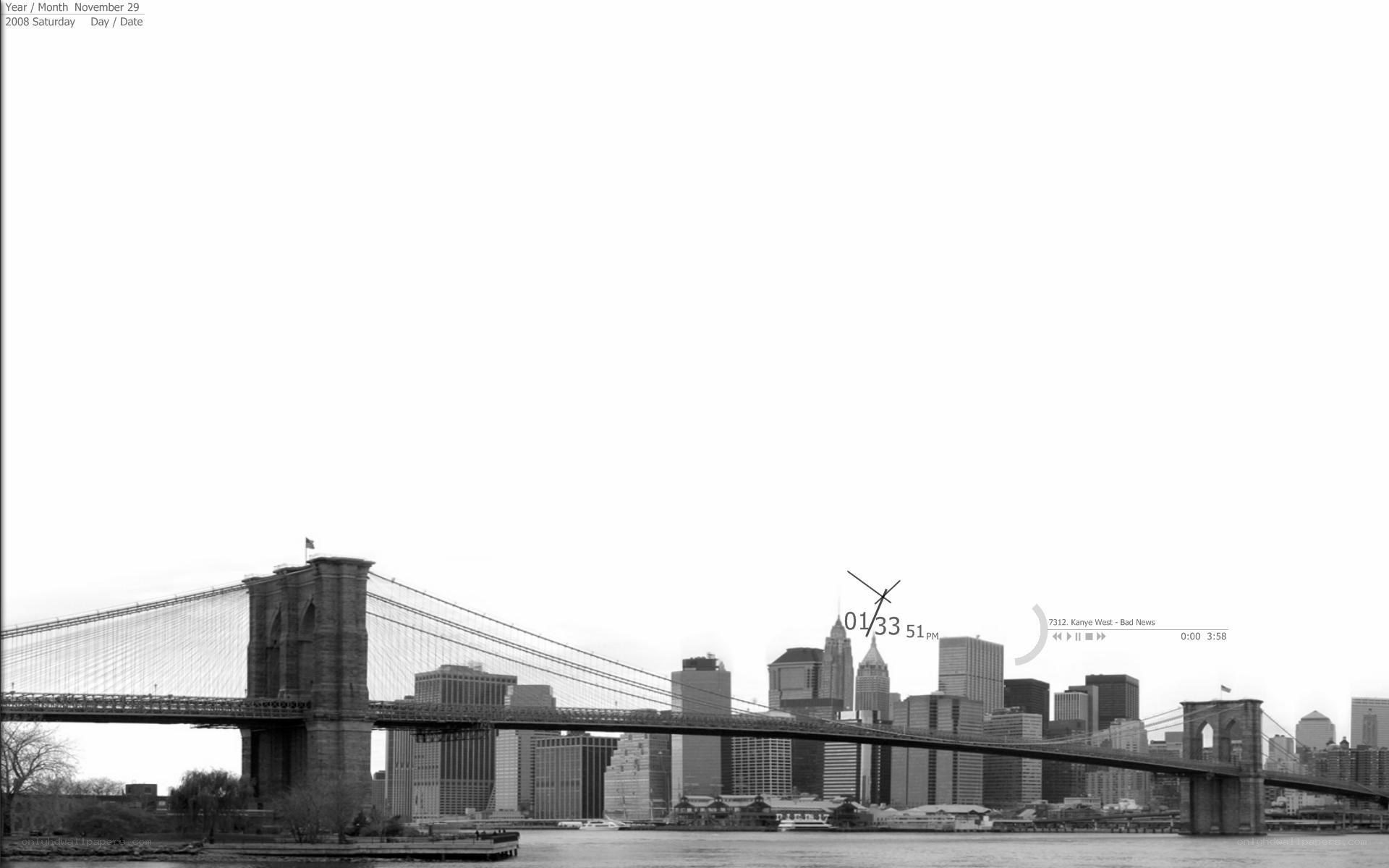 Brooklyn Bridge skyline