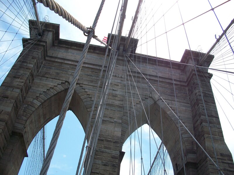 Brooklyn Bridge stone arch