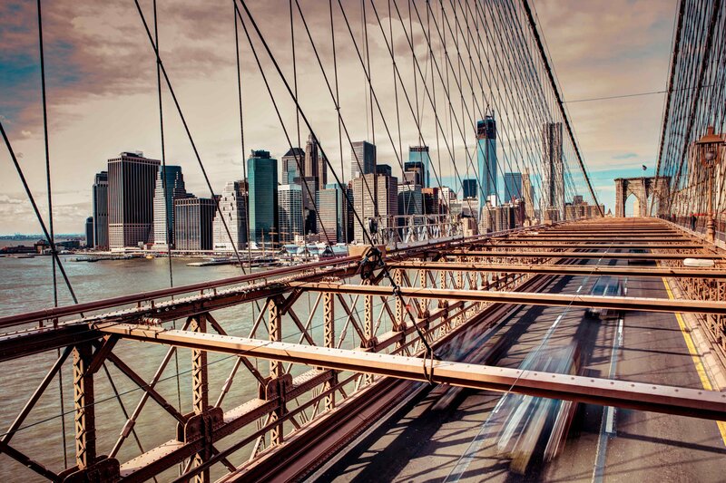 Brooklyn Bridge View — Brown