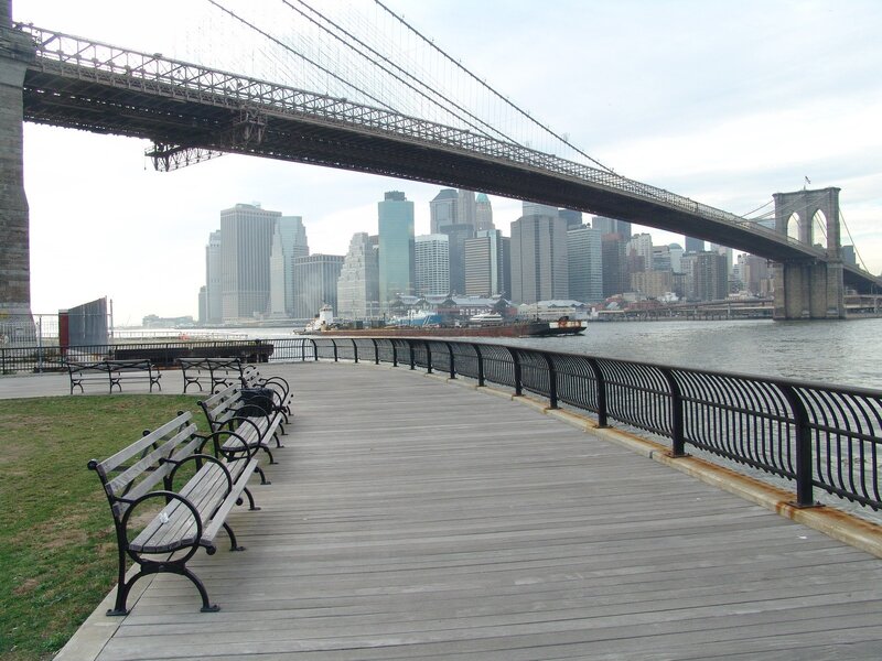 Brooklyn Bridge waterfront view