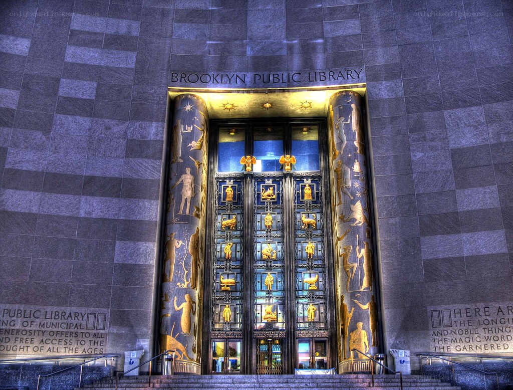 Brooklyn Public Library entrance