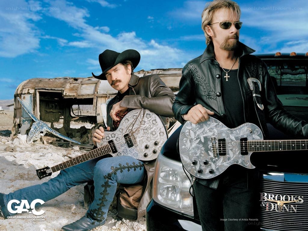 Brooks and Dunn in desert