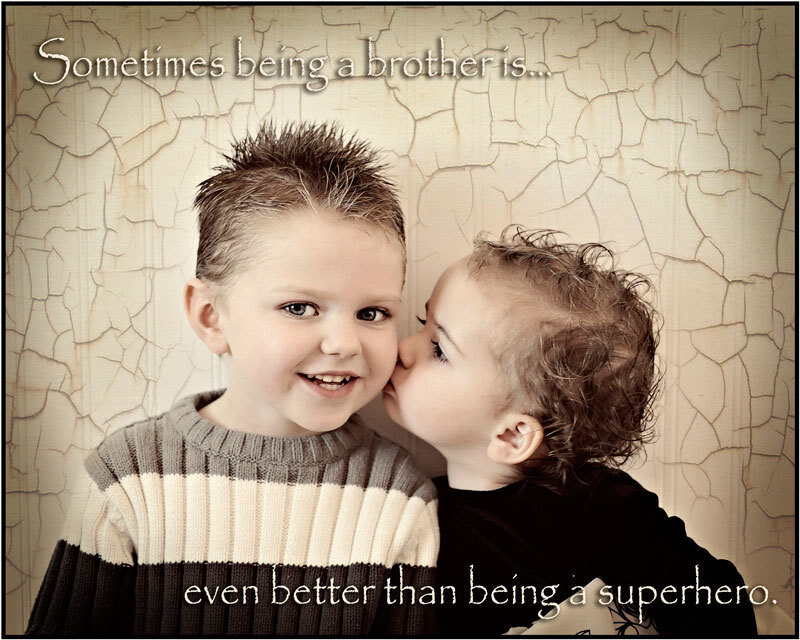brotherly love moment