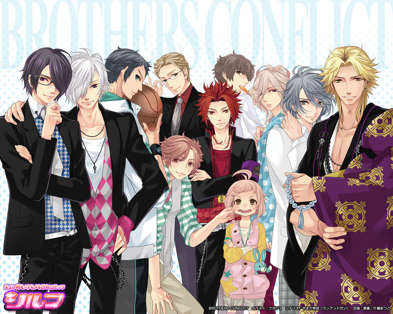 Brothers Conflict cast illustration