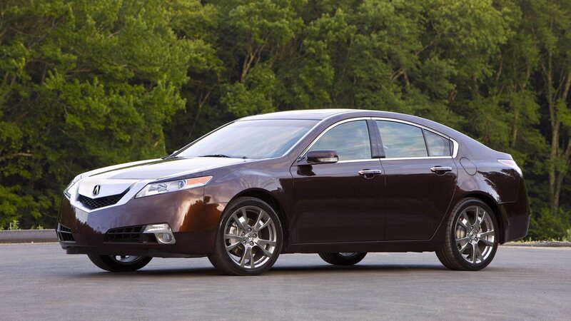 brown acura tl sedan