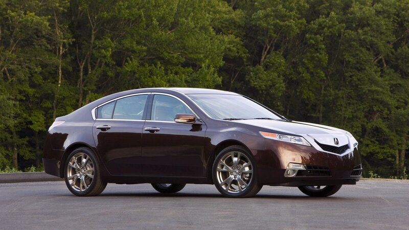 brown acura tl sedan