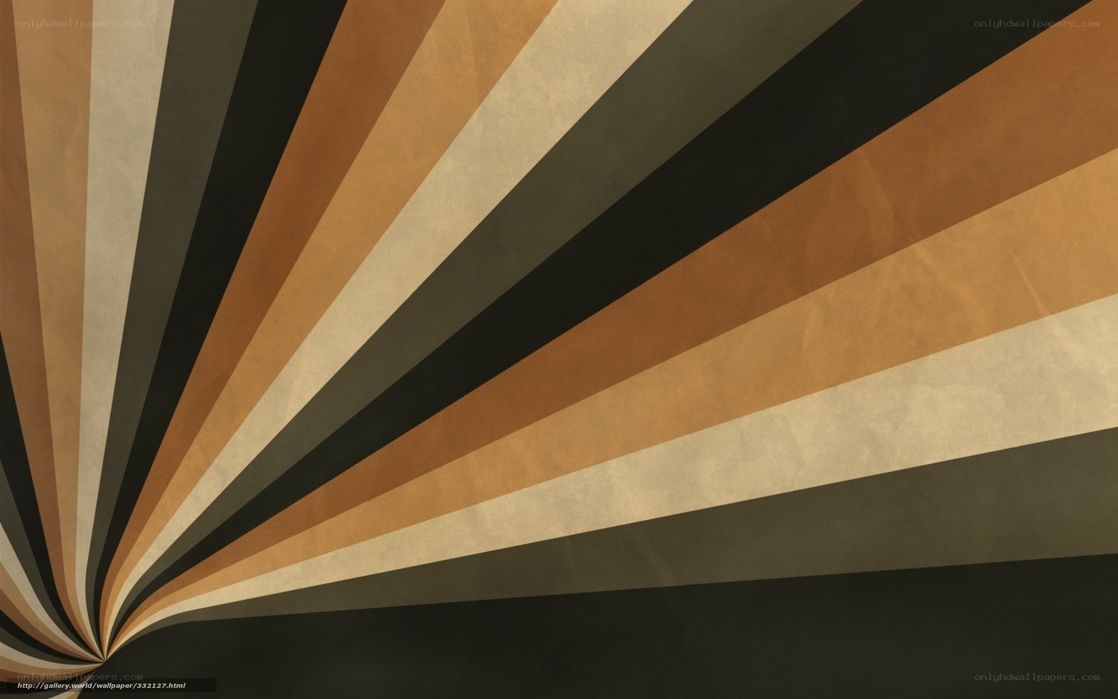 brown and black radial stripes