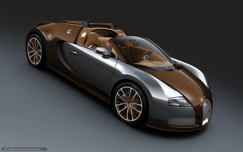 Brown and Silver Sports Car