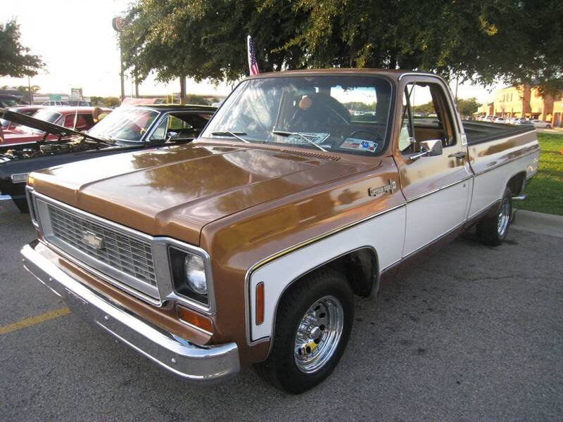 Brown and White Pickup Truck