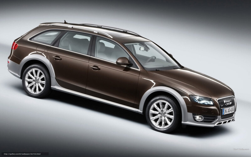 Brown Audi A4 Allroad