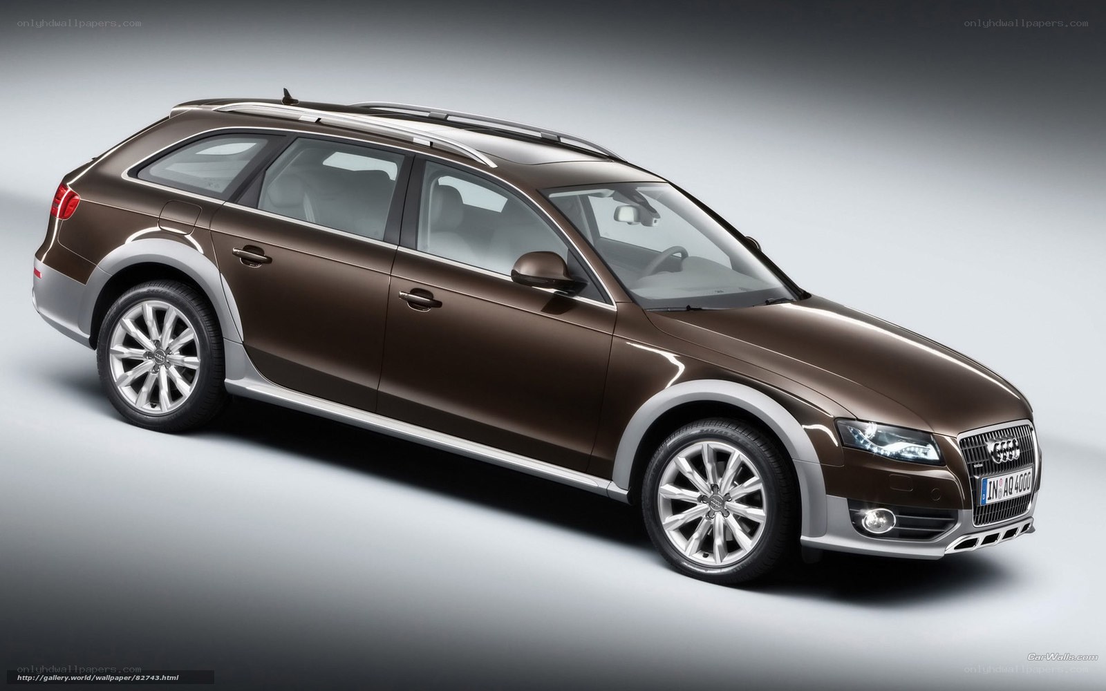 Brown Audi A4 Allroad
