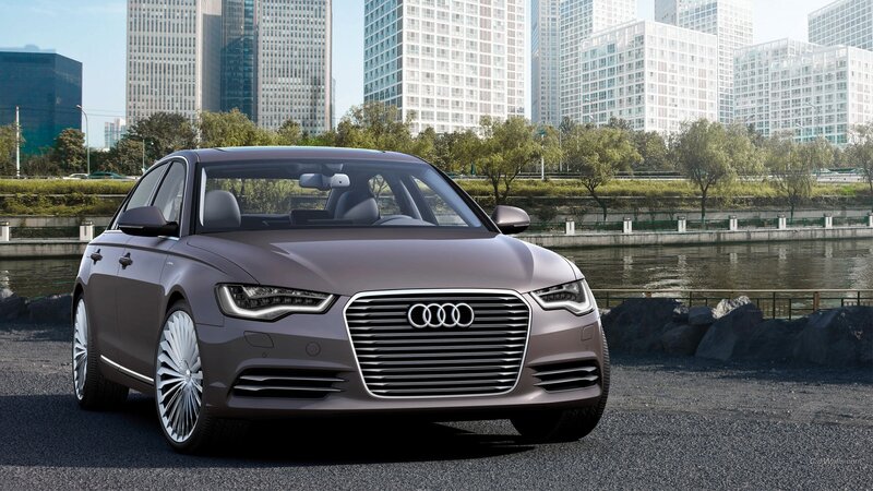 Brown Audi Sedan