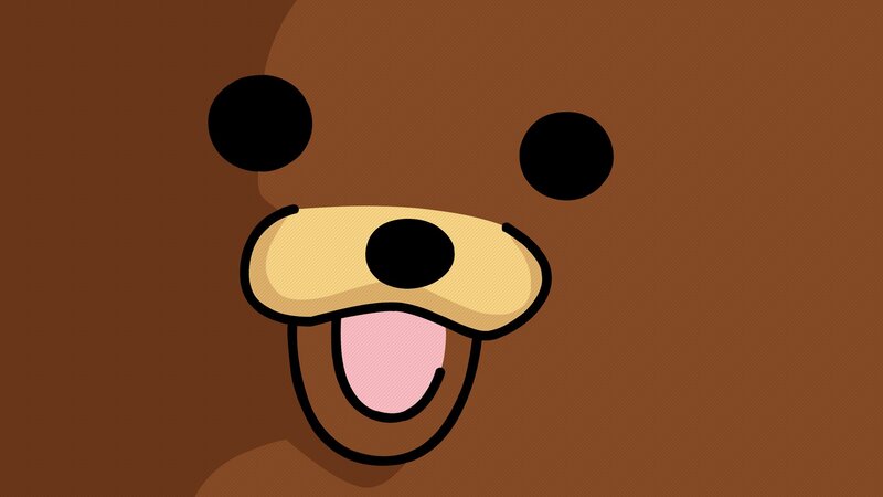 Brown Bear Face — Happy