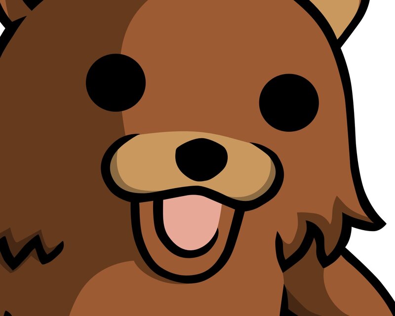 Brown Bear Face — Playful