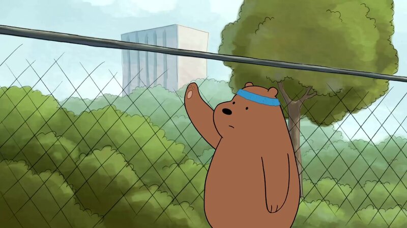 Brown Bear Wearing Headband