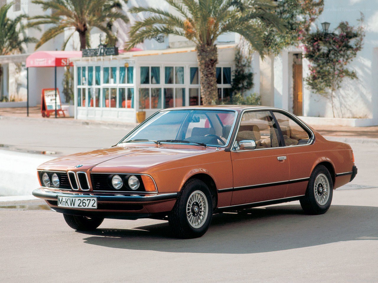 Brown BMW 6 Series Coupe