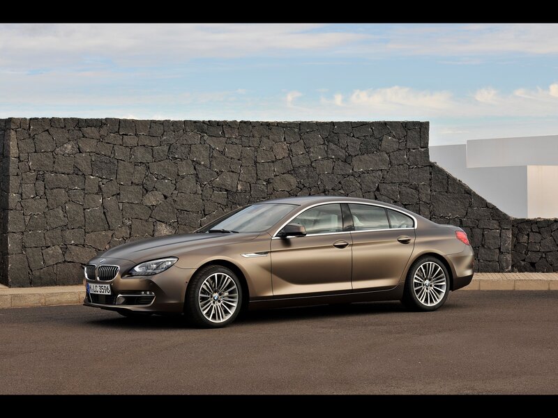 Brown BMW 6 Series sedan