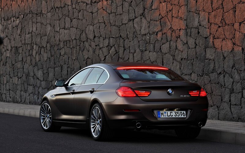 Brown BMW 640i Sedan — Dramatic, Sunset, Photograph
