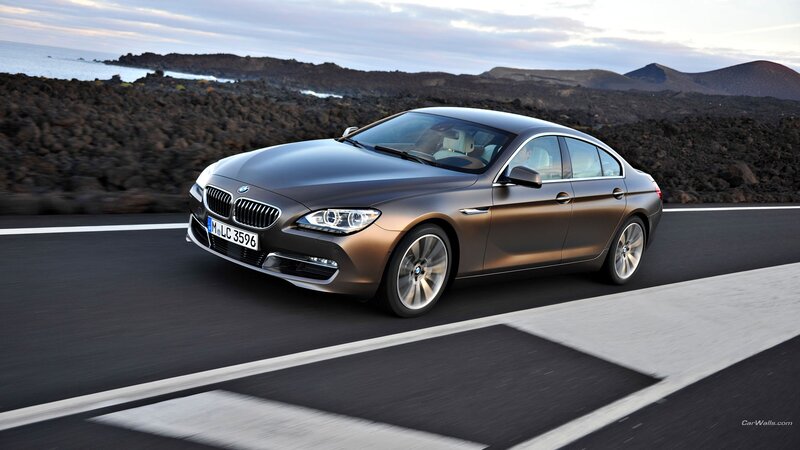 Brown Bmw Sedan — Gray