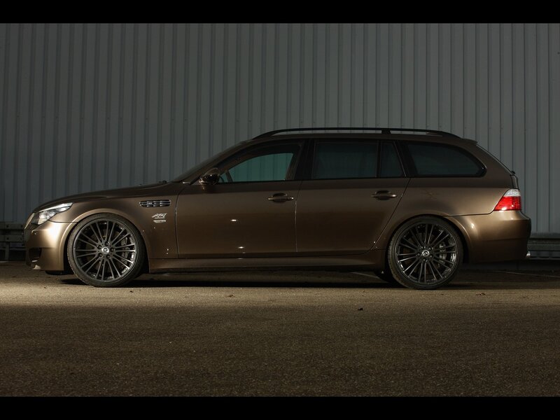 brown bmw station wagon