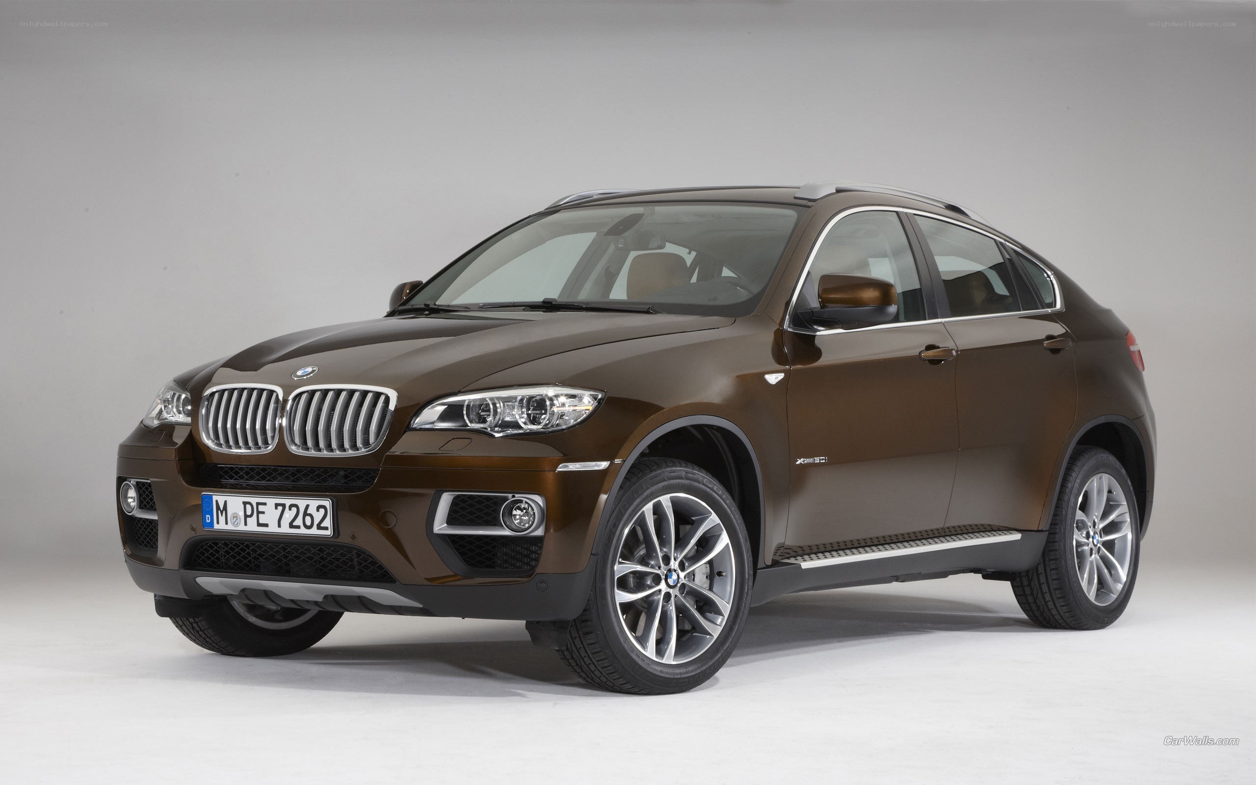 Brown BMW X6 SUV