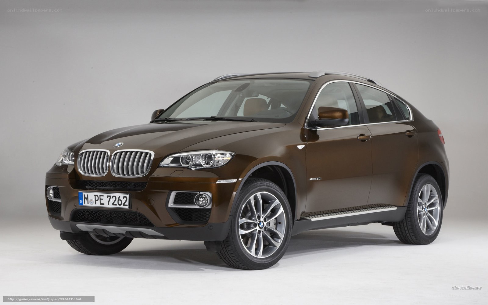 Brown BMW X6 SUV