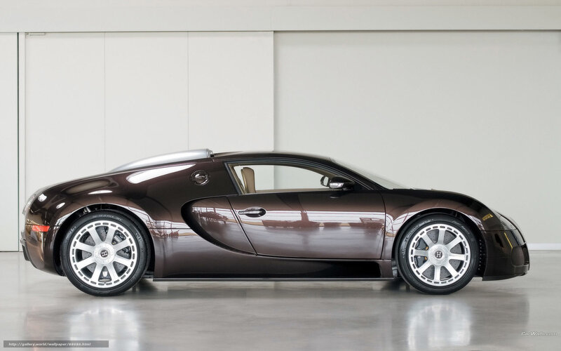 Brown Bugatti Veyron