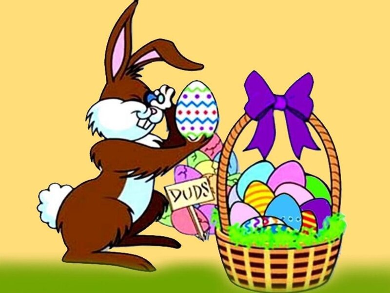 Brown Bunny with Basket