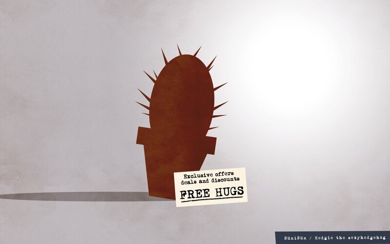 Brown Cactus Silhouette