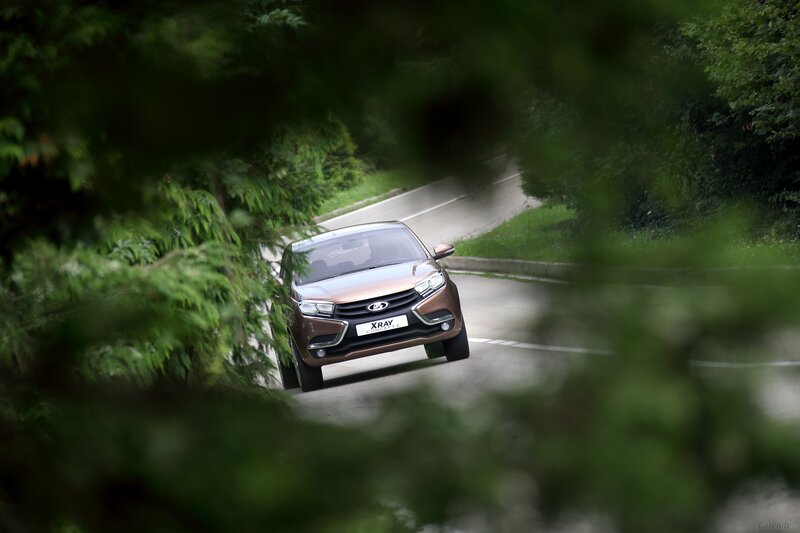Brown Car on Road