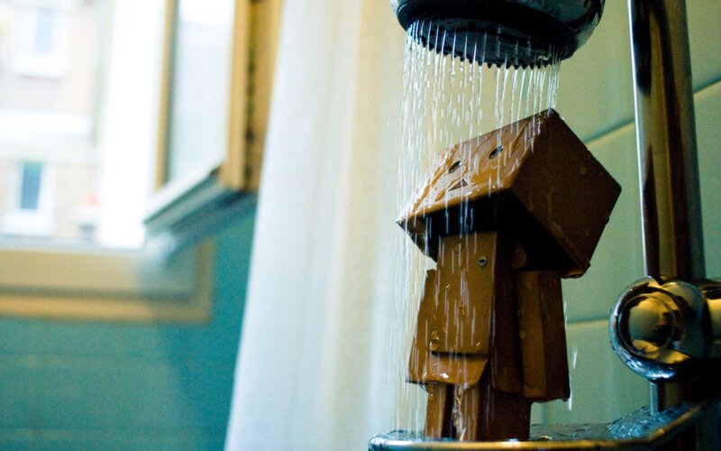 Brown Cardboard Robot