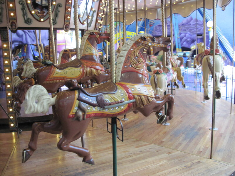 Brown Carousel Horse