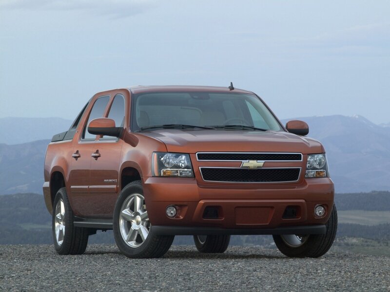 Brown Chevrolet Avalanche truck