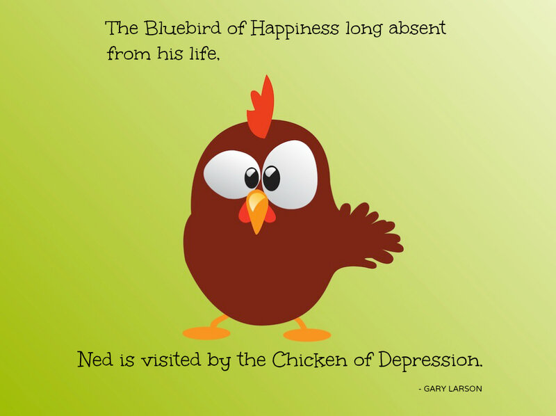 Brown Chicken Cartoon