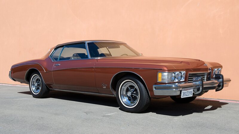 Brown classic Buick Riviera