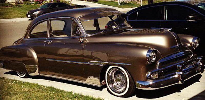 Brown Classic Car — Calm, Afternoon, Photograph, Street