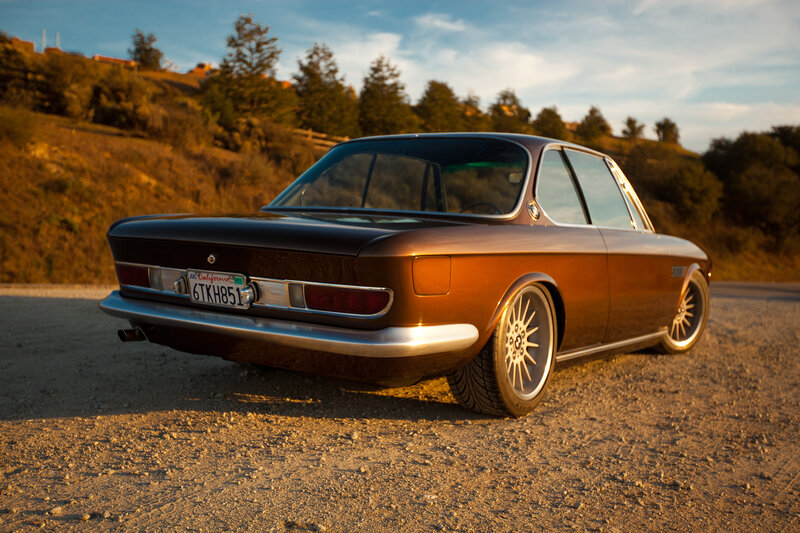Brown Classic Car — Serene, Sunset