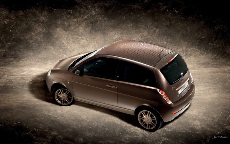 brown compact car