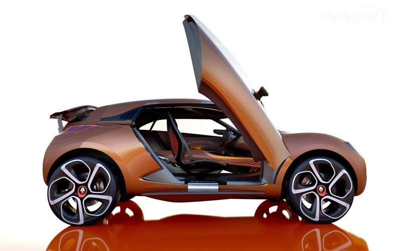 Brown Concept Car — Modern, 3d Render, Car Door