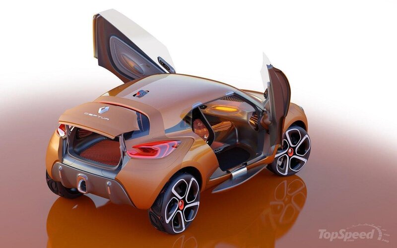 Brown Concept Car — Modern, 3d Render, Open Doors
