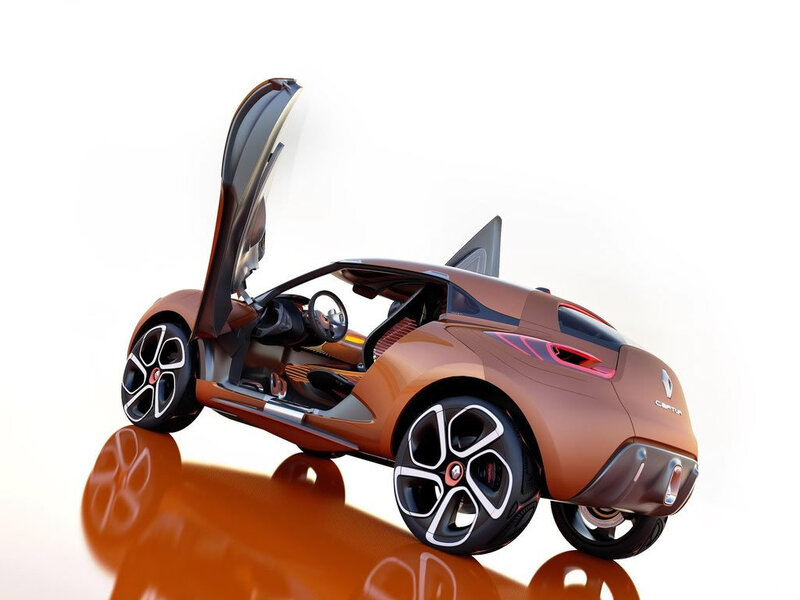 Brown Concept Car — Modern, 3d Render