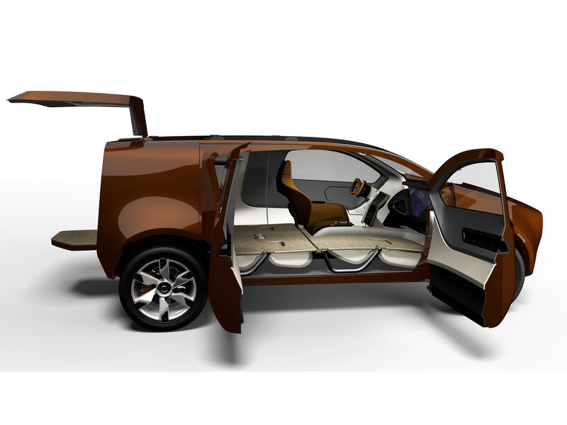 Brown Concept Car — Neutral, 3d Render