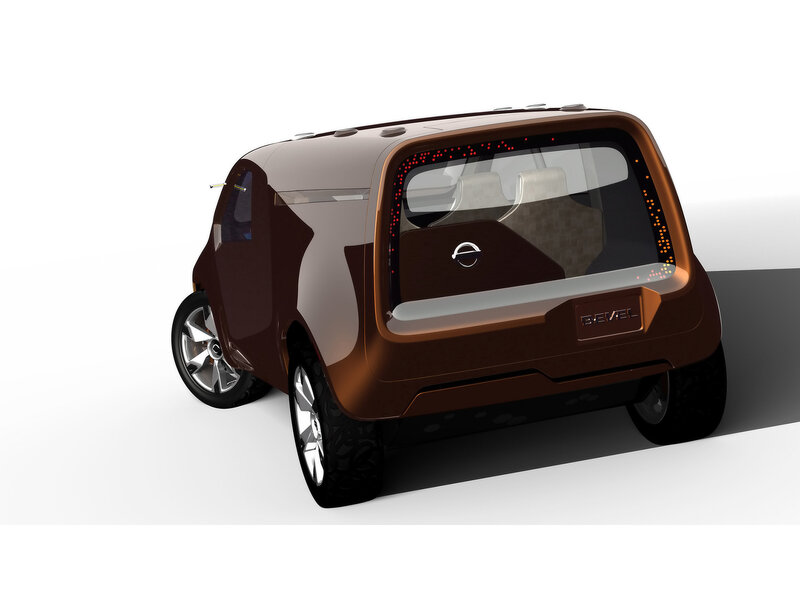 Brown Concept Car — Neutral, 3d Render, Wheel