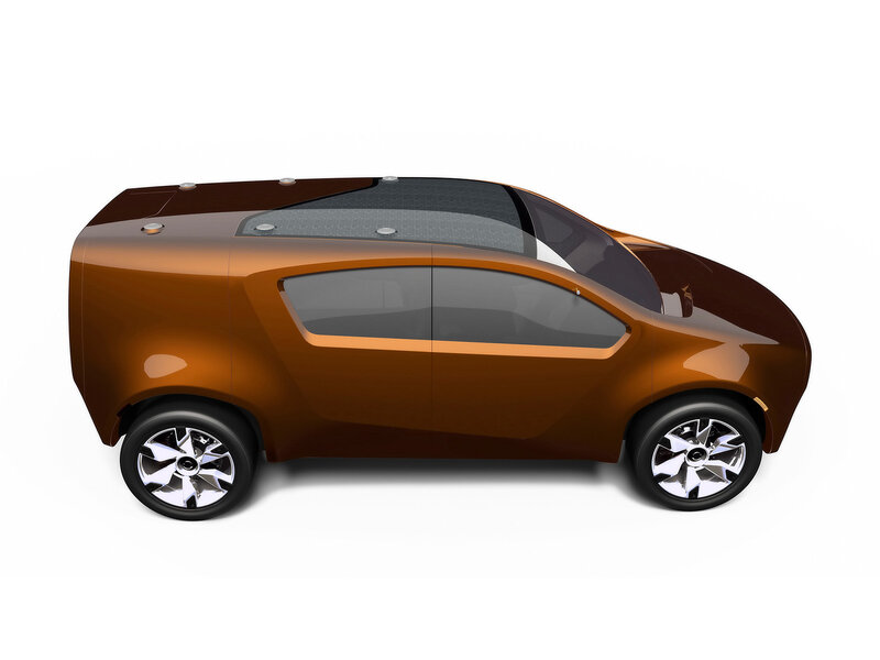 Brown Concept Car — Neutral, 3d Render, Wheels