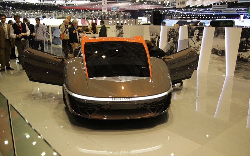 Brown Concept Car — Neutral, Photograph, People