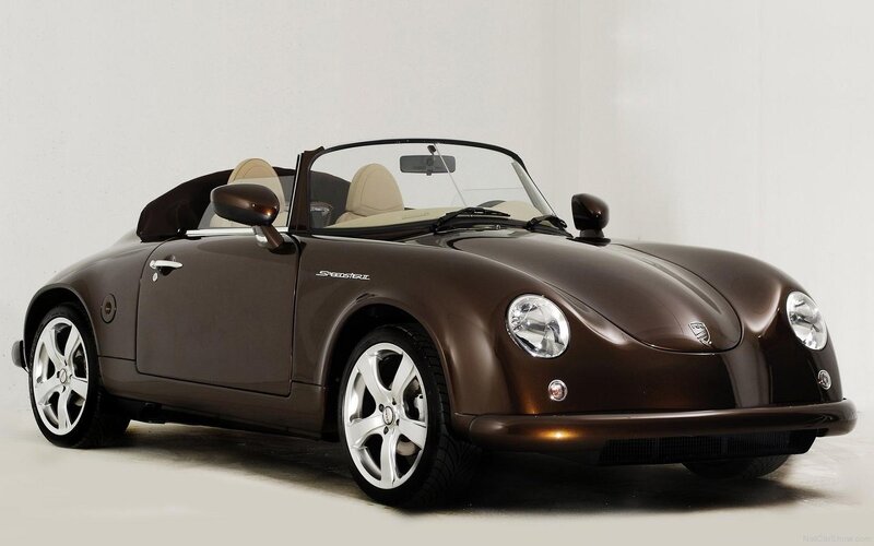 Brown Convertible Car — Neutral, Photograph, Beige Interior