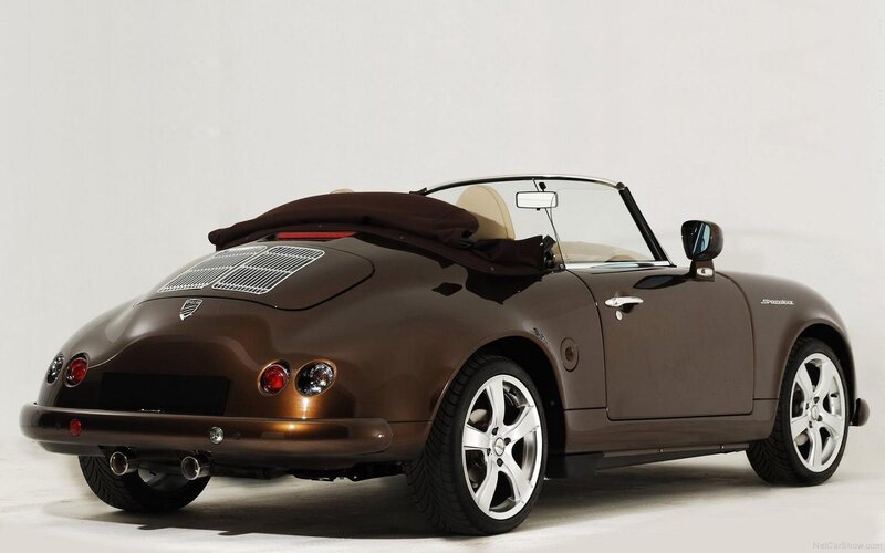 Brown Convertible Car — Neutral, Photograph, Targa Top